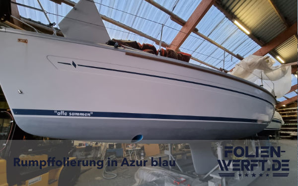 Bootsfolierung Flensburg Folienwerft-Folierung-Yachtfolierung-Schiffsfolierung